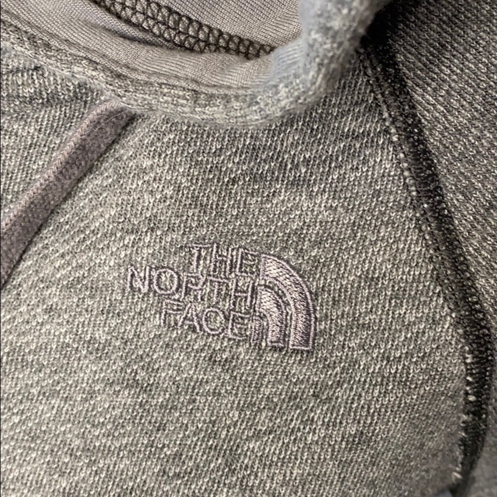 The North Face hoodie v neck hi lo loose fit grey - Picture 2 of 12